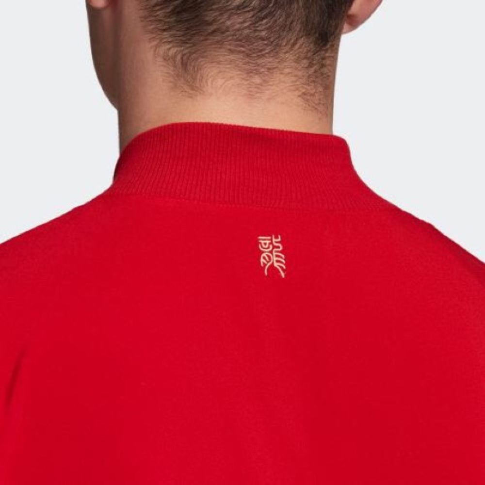 Adidas MANCHESTER UNITED CNY Bomber JACKET Red BN - Picture 8 of 11